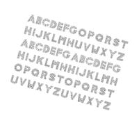 GLSTOY 130pièces Charms Lettres Rhinestone Pour Création De Bracelets Et Bijoux Perles Alphabet A-z Pour Artisanat
