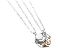 GLSTOY 1paire Collier Couple Magnetique Pendentifs Assortis Symbole Amour Et Amitié Bijoux Élégants Pour Couples