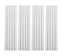 GLSTOY 25 Pièces Bâton Lumineux en Acrylique Rond Solide avec Filetage Interne Double Extrémité, Haute Transparence et Résistance Mécanique pour Présentoirs Cosmétiques et Vitrines