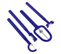 GLSTOY 4 Pièces Entraîneur Musculaire Oral Plastique Bleu Outil Portable pour Exercices de Pointe de Langue Renforcement des Muscles Buccaux et Amélioration Prononciation Adapté Garçon