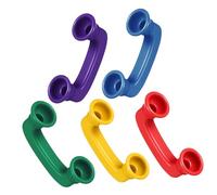 GLSTOY 5 Pièces Téléphones Jouets Enfants Apprentissage Phonétique Jeu D’Imitation Léger Durable pour Développement Discours Et Compétence Lecture