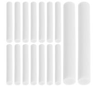 GLSTOY 50 Gommes à Dessin Cylindriques Blanches pour Étudiants et Artistes, Longue Forme, Efface sans Bavure, Protège Les Œuvres, pour Écriture et Création Artistique