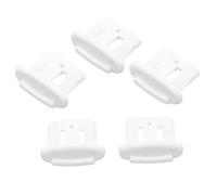 GLSTOY 5pièces Lot De Embouts Coulissants Pour Panier De Lave-vaisselle Clip Arrêt Accessoire De Remplacement