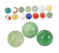 GLSTOY 60pièces Marbles Verre Colorées Décoratives pour Poissons Billes Lisses pour Aquariums Et Jeux De Société Parfaites pour Décoration Et Amusement