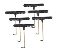 GLSTOY 6pièces Outils De Tension De Lacets Acier Inoxydable Pour Patins à Glace Et Patins à Roulettes Accessoires De Patinage Artistique Hockey