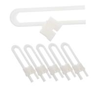 GLSTOY 6pièces Verrou De Sécurité Pour Placard Loquets De Pour Garçon Fille Sécurité Pour Meubles Facile à Installer Adapté Aux Et Armoires Design Discret