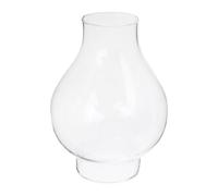 GLSTOY Abat-Jour en Verre pour Lampe à Huile Vintage Rond Coupe-Vent, Cheminée de Lampe à Pétrole, Design Classique, Ambiance Chaleureuse, pour Décoration Intérieure