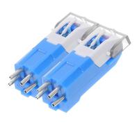 GLSTOY Aiguilles de Remplacement pour Platine Vinyle 2 Pièces Bleu en Pierre Précieuse et Plastique, Compatibles Plupart des Lecteurs Disque Vinyle, Réutilisables