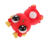 GLSTOY Balle Anti-Stress Dragon à Yeux Qui Sort, Jouet Anti-colère Grand Format Rouge, Jouet à Presser pour Garçon Et Filles Et Bureau, Gadget Farce Amusant Et Original