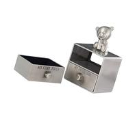 GLSTOY Boîte à Dents De Lait Bébé, Porte-dents Vintage Décoratif, Rangement Compact, Design Artistique, Coffret Souvenir Pour Garçons Et Filles, Contenant Dent Garçon Et Filles, Présent Souvenir