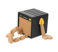 GLSTOY Boîte de Rangement Noire pour Médiators Guitare et Ukulélé en Plastique, Protection et Organisation Pratique pour Performance et Stockage Extérieur