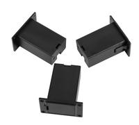 GLSTOY Boîtier de Batterie pour Micro de Basse Actif 9v en Plastique Solide, Lot de 3 Compartiments à Piles Pratiques, Support Batterie pour Micro Guitare Électrique, Accessoire Guitare