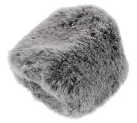 GLSTOY Bonnette anti-vent pour micro Cache-microphone Housse de microphone en fourrure artificielle Filtre pour microphone réduction du bruit et clarté vocale en extérieur