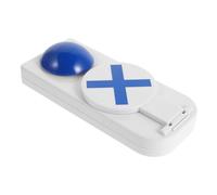 GLSTOY Bouton De Jeu Interactif avec Répondez Aux Questions Famille Accessoire De Concours Amusant pour Événements Sociaux Quiz Et Animations Convient Aux Et Adultes Couleur Bleue