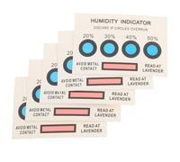 GLSTOY Cartes humidité à changement de couleur 20 pièces Carte indicatrice d'humidité à quatre points pour PCB, détection d'humidité, usage en entrepôt et pour composants électroniques