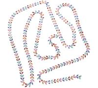 GLSTOY Chaîne à Maillons de Feuille en Acier Inoxydable, Kit de Chaînette D'extension pour Collier Diy, Résistante la Décoloration, Rouleau Unique pour Bijoux