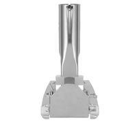 GLSTOY Clip de Fixation pour Manche à Balai, Lot de 2 Pièces en Métal Électroplaqué, Accessoires pour Nettoyage de Bureaux et Locaux