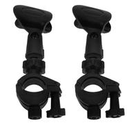 GLSTOY Clip Microphone Rotatif Lot de 2 Pinces Plastiques pour Pied de Micro, Réglage Ajustable pour Karaoké et Performances en Direct