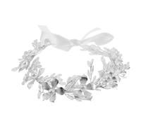 GLSTOY Couronne De Fleurs Élégante Rhinestones Pour Filles Accessoire De Cheveux De Mariage Et Anniversaire Diadème Princesse Perles Et Fleurs Fête Prénuptiale