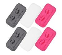 GLSTOY Coussinets frontaux pour faux cils, accessoires pour extensions de cils en tissu, 6 pièces, réutilisables, pour le processus d’extension de cils