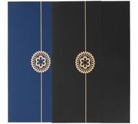 GLSTOY Couverture de Certificat A4 Protège-Documents Papier Lot de 2 pour Diplômes et Lettres de Nomination Coins Arrondis pour Compétitions et Remises