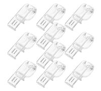 GLSTOY Crochet d'ombrage Pom, Lot de 10 Crochets Guide-Cordon à vis, Fixation pour Cordon de chaîne Perles, conçu pour Stores vénitiens et Rideaux, prévient Le desserrage