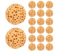 GLSTOY Diffuseur d'Arômes en Pierres de Lave Naturelle 50 Perles Rondes pour Huiles Essentielles, Décoration Maison et Désodorisant Voiture sans Ouverture