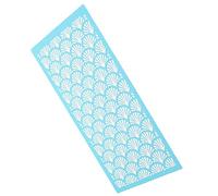GLSTOY Ensemble De Pochoirs pour Argile Modèles Lavables pour Sérigraphie 1 Feuille De Pochoirs pour Sérigraphie en Maille pour Projets en Argile Polymère