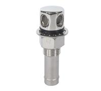 GLSTOY Évent de Carburant Bateau Résistant Corrosion en Acier Inoxydable 316 Résistant la Corrosion Finition Miroir Argentée pour Réservoir D'essence de Bateau