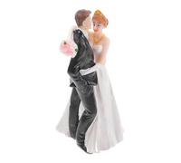 GLSTOY Figurine De Gâteau De Mariage Décor Romantique De Couple Marié Ornement pour Gâteau De Noces Décoration De Fête Nuptiale