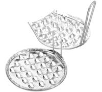 GLSTOY Grattoir Alimentaire en Acier Inoxydable 2pcs pour Fabrication de Gelée et Nouilles, Résistant aux Chocs, Facile à Nettoyer, Outil Cuisine à Domicile