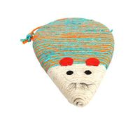 GLSTOY Griffoir pour Chat en Sisal, Planche Souris Murale pour Intérieur | Forme Souriante, Usage Mural à Maison, Protège Canapé et Cloisons, pour Chats D'appartement Couleur Aléatoire Style Aléatoire