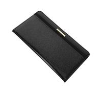 GLSTOY Housse De Passeport PU Organisateur De Documents De Voyage Étui Pratique Et Léger pour Passeport Et Cartes pour Femmes Couleur Noire