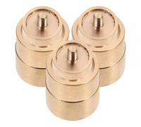 GLSTOY Jeu de Boucles Bouton-poussoir pour Trompette en Laiton, Petit Modèle, Accessoire D'instrument de Musique Solide, Boucles de Piston Compatibles, pour Remplacement et Entretien