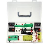 GLSTOY Kit Expérimental D'électricité Portable en PVC pour Étudiants Junior, Facile à Transporter Ranger, Favorisant la Compréhension des Bases de L'électricité en Couleur Aléatoire