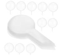 GLSTOY Lot de 100 Ballons Bobo Transparents 20 CM pour Anniversaire Mariage Décoration de Fête Matériau Tpu Solide Convient Intérieur et Extérieur