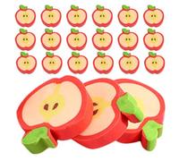 GLSTOY Lot de 100 Gommes pour Tout-petits en Tpr Forme de Fruit, Mini Gommes Kawaii Sûres pour Effacer L’écriture à L’école