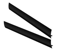 GLSTOY Lot de 2 Protections en Silicone 21 Pouces Résistantes la Chaleur Cuisine, Couvercles D'espacement Antidébordement Noirs, Housses Flexibles pour Interstices de Four et Plan