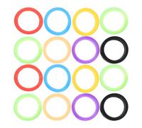 GLSTOY Lot de 25 Cache Clés en Silicone Élastique 3cm Couleurs Mixtes Léger et Résistant la Déformation pour Identification Facile des Clés de Maison Couleur Aléatoire