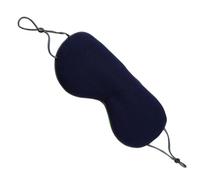 GLSTOY Masque de Sommeil Yeux en Soie et Fibre de Polyester, Léger Bandeau Ajustable, Bloque la Lumière, pour Hôtel et Voyage, Couleur Noire