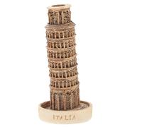 GLSTOY Modèle Miniature Tour de Pise en Résine Sculpture Architecturale Délicate pour Décoration Intérieure ou Bureau