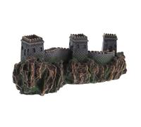 GLSTOY Modèle Muraille de Chine pour Aquarium Décoration Miniature Artisanale pour Bassin Bureau ou Étagère Ornement Culturel Chinois Unique