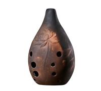 GLSTOY Ocarina en Céramique Xun Chinois 10 Trous Accordé Professionnellement Son Pur et Correct pour Débutants Artistes Présent Instrument de Musique Ancienne Style Style Aléatoire
