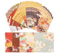 GLSTOY Papier Origami Carré Double Face en Papier Coloré 50 Pièces pour Bricolage Diy, Formation Dextérité Manuelle, pour Garçon et Filles et Adultes