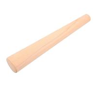 GLSTOY Pilon en Bois de Hêtre Beige Manche Confortable et Résistant aux Chutes, Broyeur Rond Multifonction pour Ail Cuisine