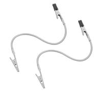 GLSTOY Pinces Crocodiles à Double tête, Clips d'affichage d'images, 2pcs, Bras Flexible, Acier Inoxydable et Alliage d'aluminium, pour Photos et mémos, Bureau et Maison