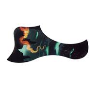 GLSTOY Plaque de Protection en Pvc pour Guitare Acoustique Forme Canard Noire, Accessoire Décoratif Qui Protège la Surface, Amateurs de Guitare