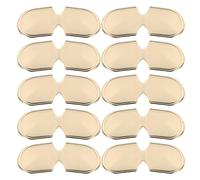 GLSTOY Plaques D'armure à Écailles en Acier Couleur Fer Doré, Lot de 20 Pièces pour Fabrication D'armure Médiévale de Reconstitution Historique, Équipement de Cosplay Chevalier