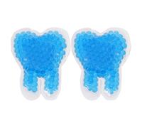 GLSTOY Poches de Glace Réutilisables pour Dents Lot de 2 Billes Gel Isolantes Adaptées aux Soins Dentaires et Compresses Chaudes/Froides pour Usage Hospitalier
