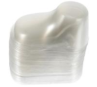 GLSTOY Présentoir de Pied pour Chaussures et Chaussettes en Plastique Transparent, Modèle pour Tout-Petits, Support Solide pour Magasin, 40 Pièces, Adapté aux Bébés Marchants